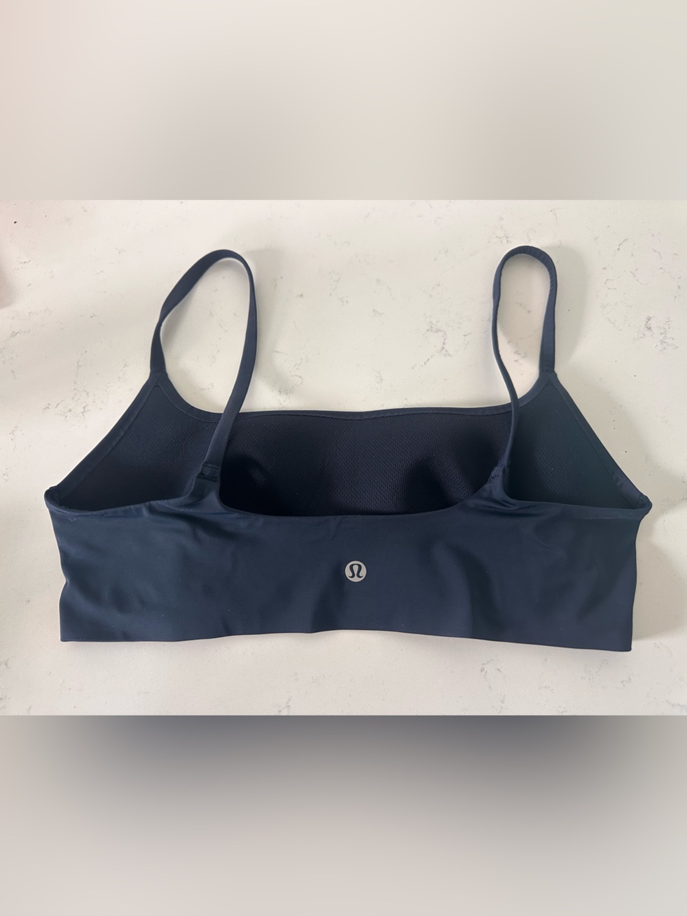 Lululemon Like a Cloud spaghetti strap bra A/B 10 navy - Picture 4 of 5